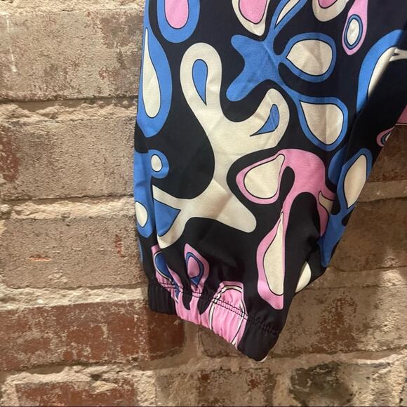 Year of Ours Splash Tennis Hooded Blue Pink Pullover Size Large - Picture 4 of 8